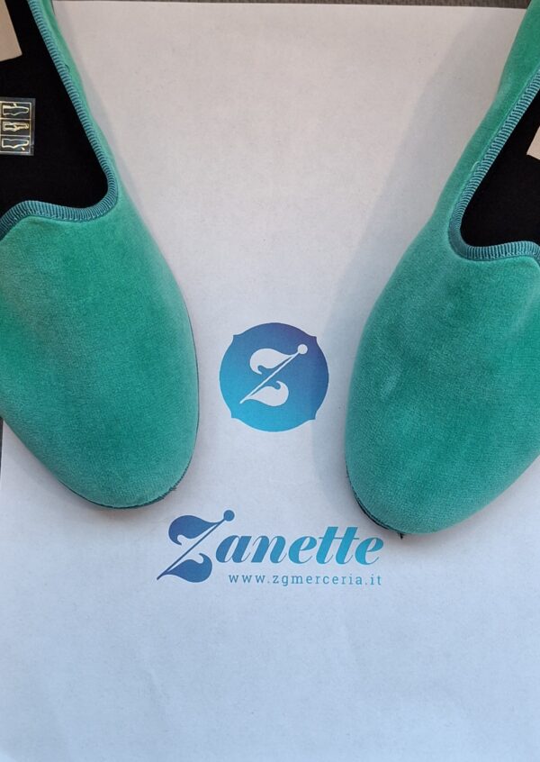 LE FRIULANE “SCARPETS” IN VELLUTO COLOR TIFFANY 3 20260612 161513