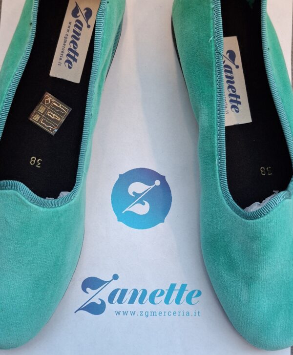 LE FRIULANE “SCARPETS” IN VELLUTO COLOR TIFFANY 1 20260612 161546